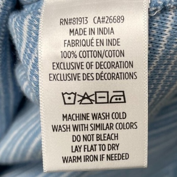 Robert Graham Men's Adler Knit Shirt XL Blue Striped Casual Button Up - Picture 6 of 8